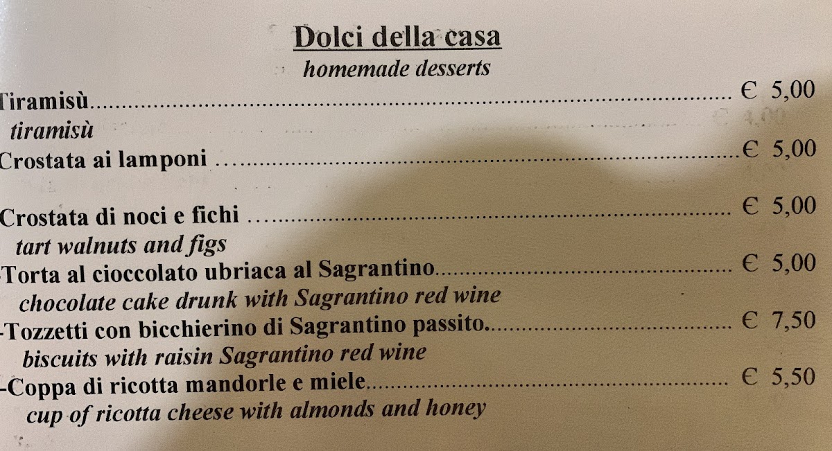 Il Grottino Photo Menu 2