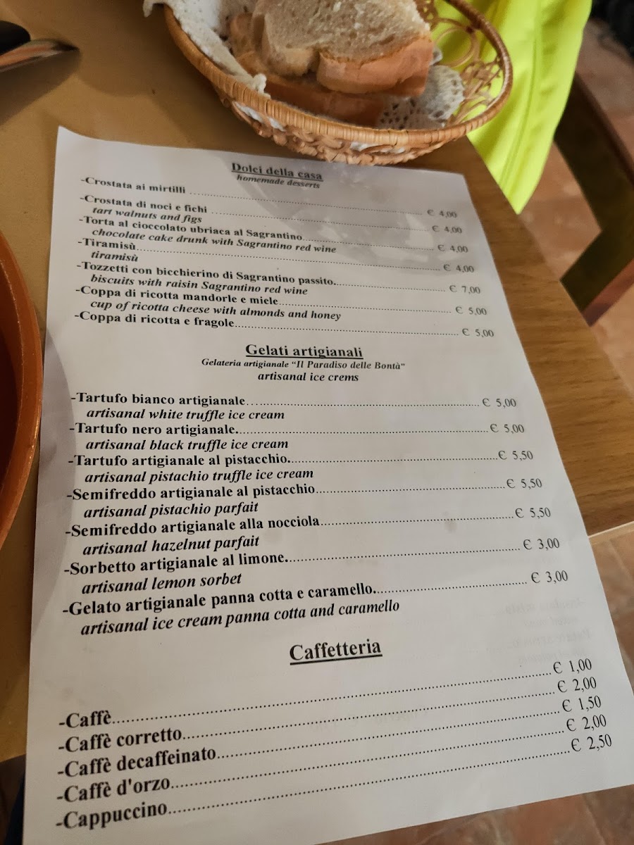 Il Grottino Photo Menu 3
