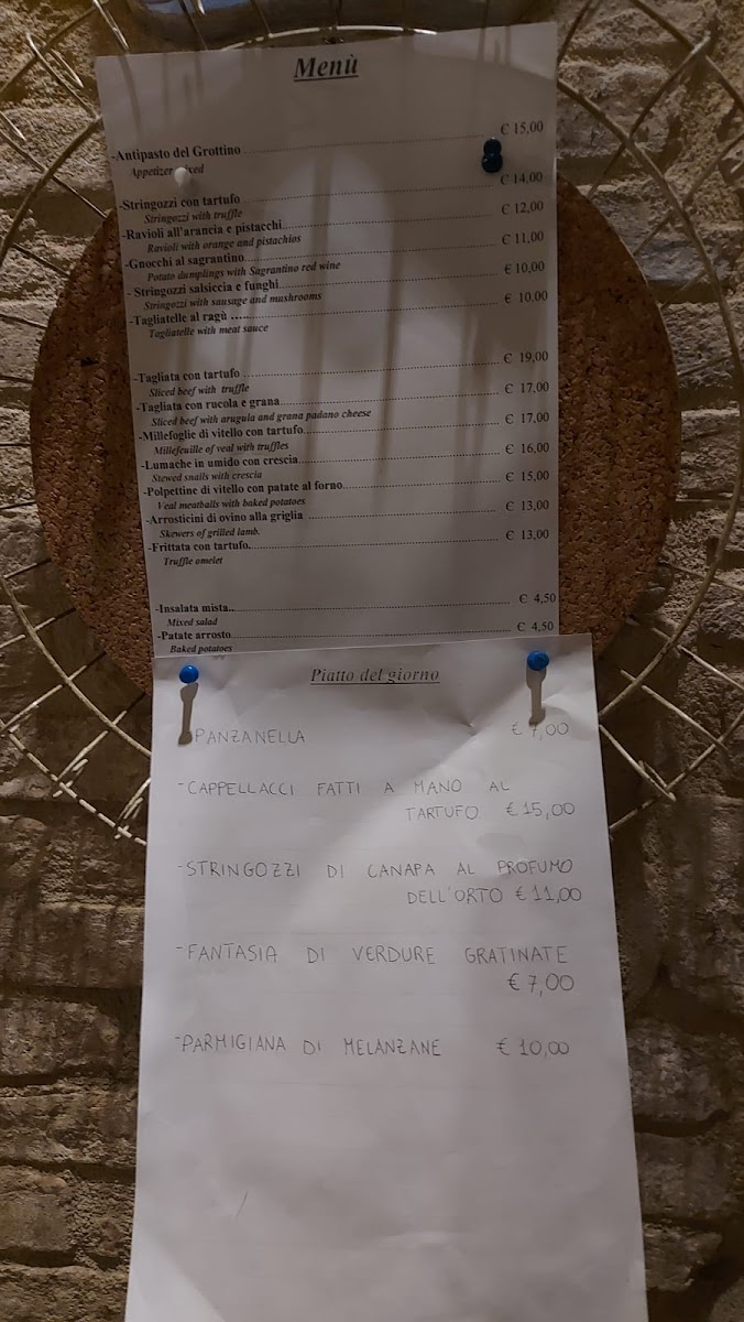 Il Grottino Photo Menu 4
