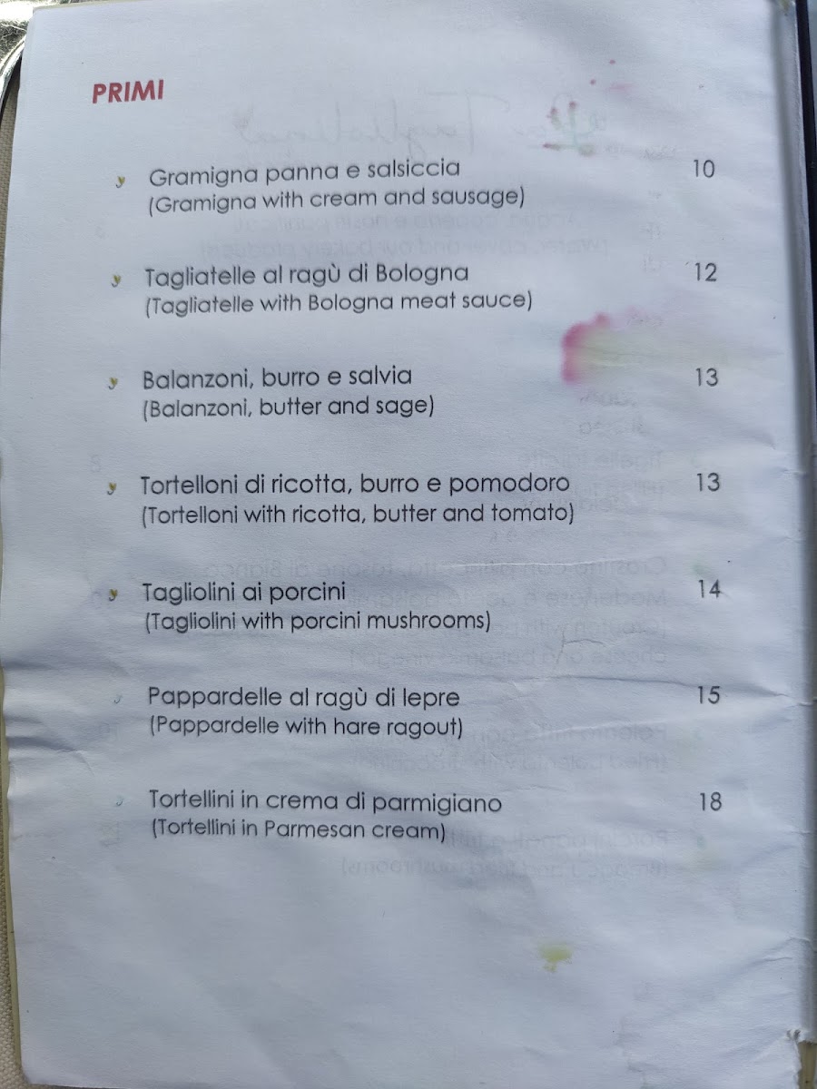 La Tagliolina - Ristorante e locanda Photo Menu 1