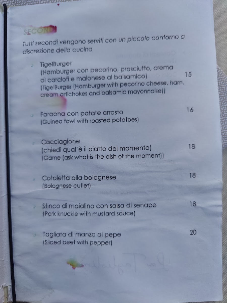 La Tagliolina - Ristorante e locanda Photo Menu 2