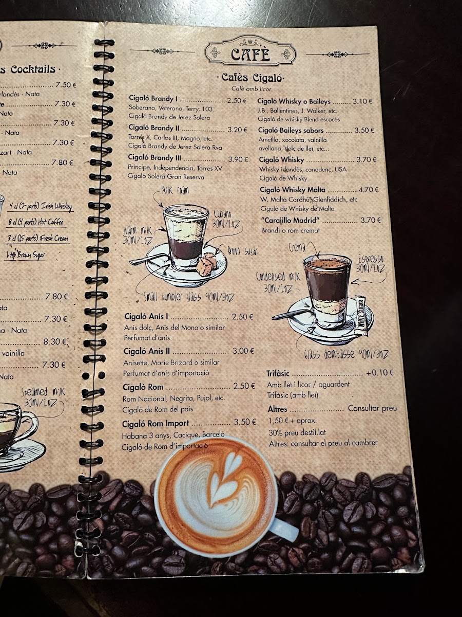 Cafè de l'Òpera Photo Menu 5