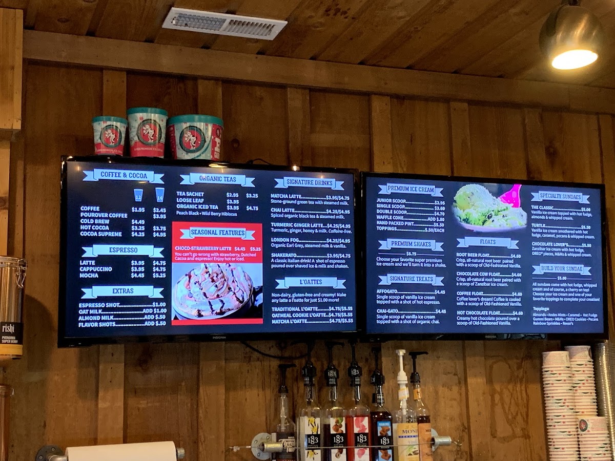 Covered Bridge Creamery Photo Menu 4
