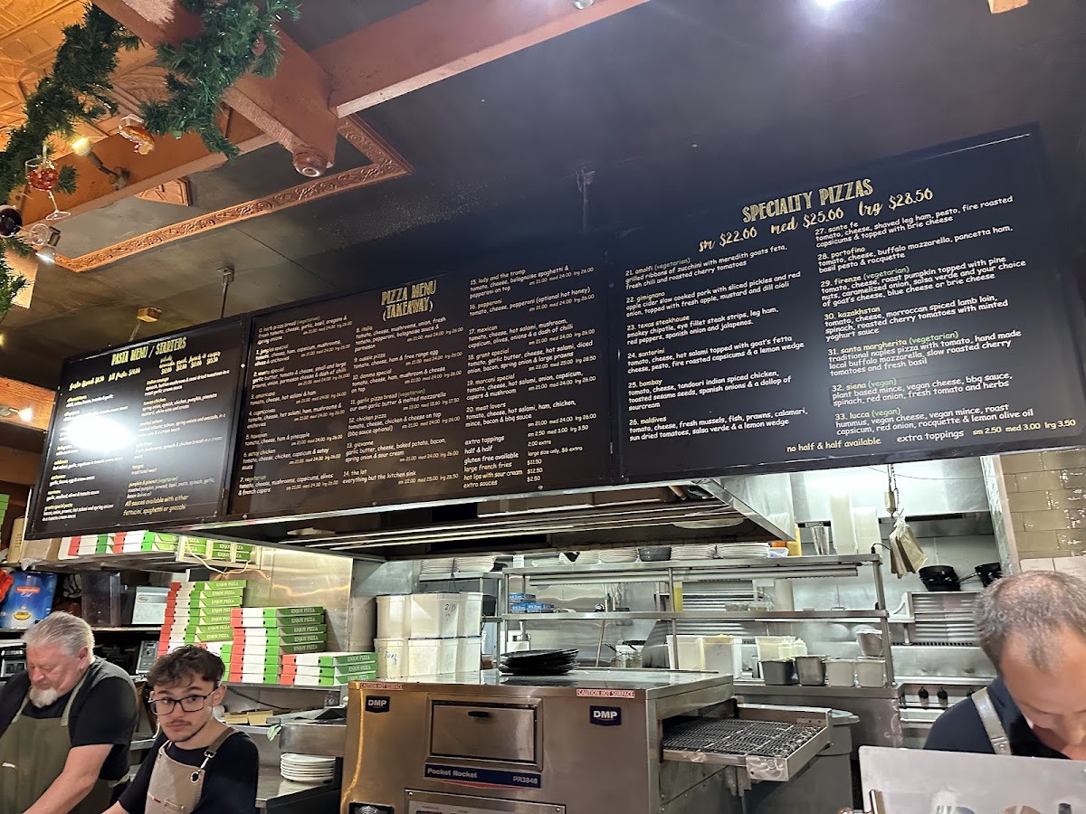 Bojangles Pizza Restaurant Photo Menu 1