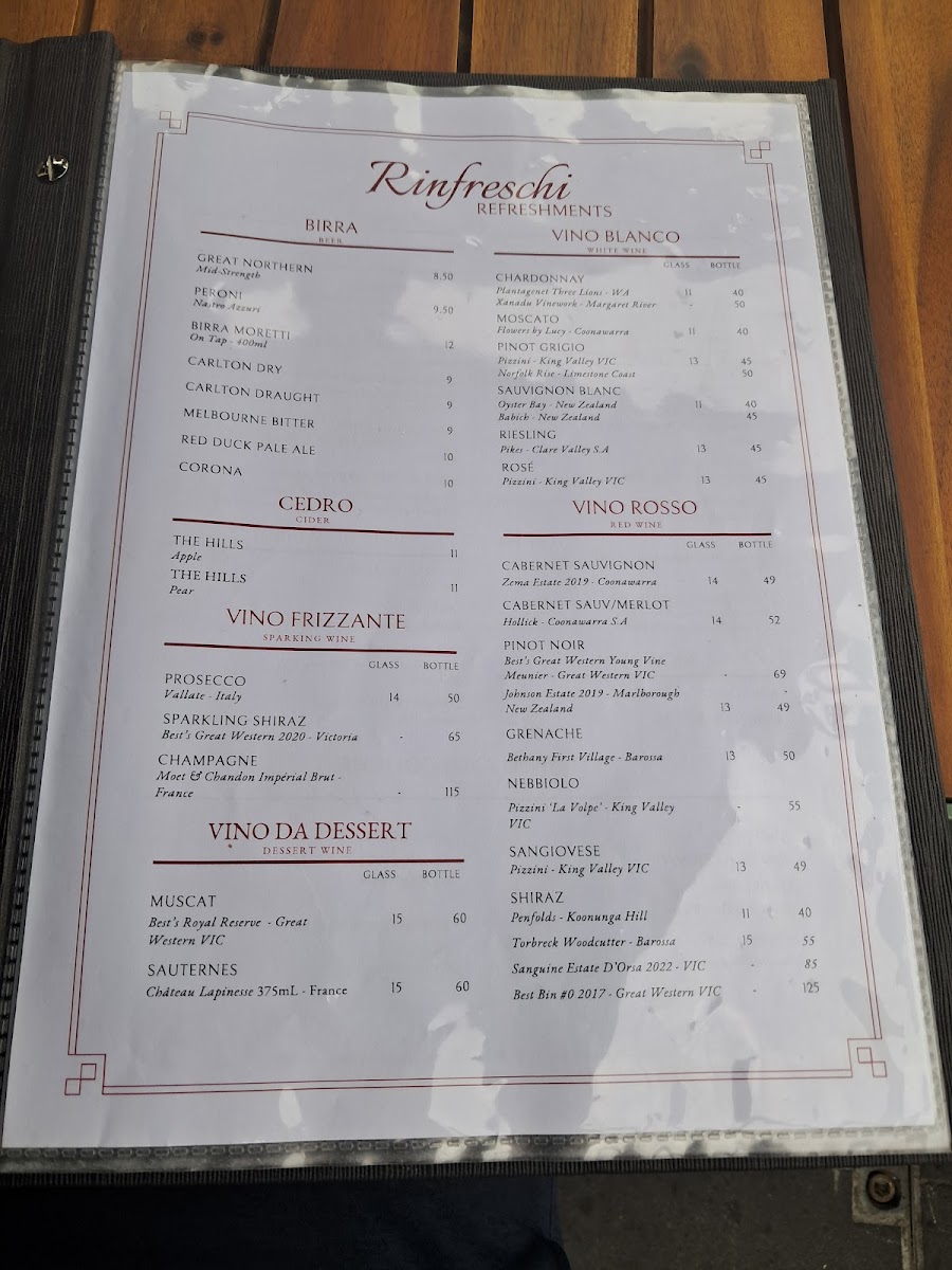 Bojangles Pizza Restaurant Photo Menu 10
