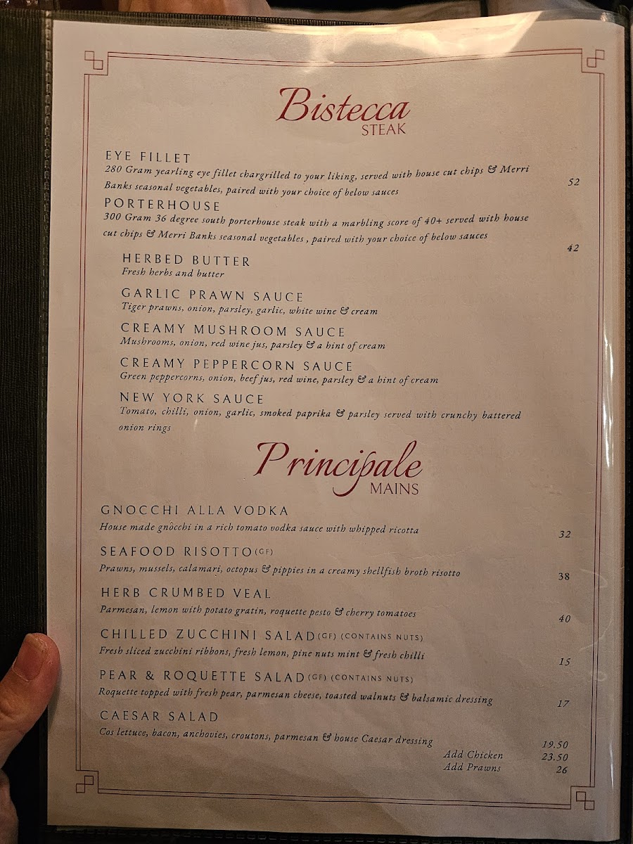 Bojangles Pizza Restaurant Photo Menu 2