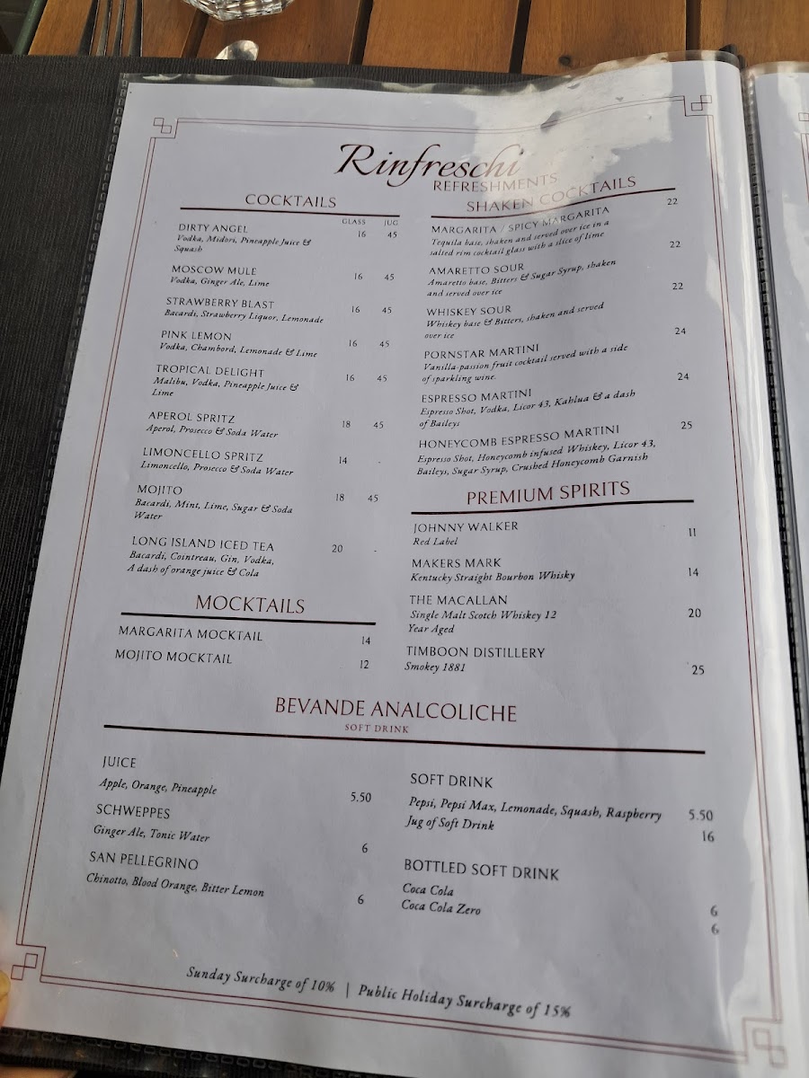 Bojangles Pizza Restaurant Photo Menu 5