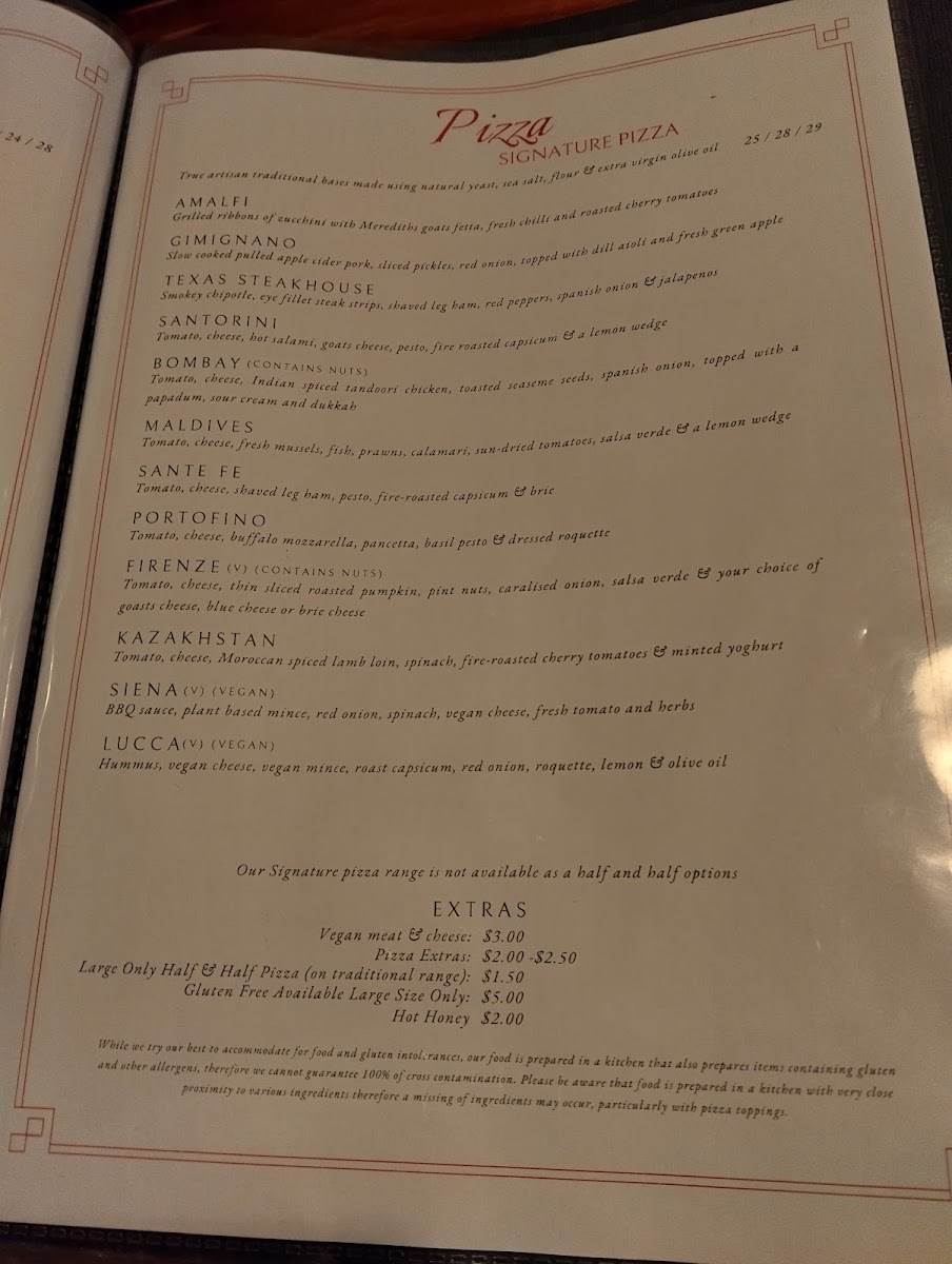 Bojangles Pizza Restaurant Photo Menu 6