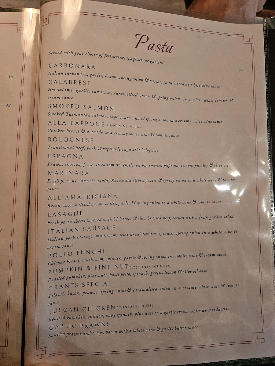 Bojangles Pizza Restaurant Photo Menu 7