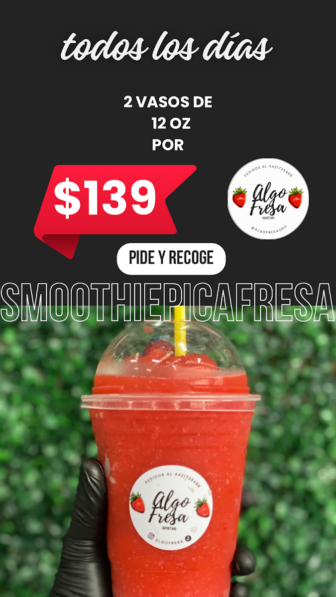Algo Fresa Qro - Fresas con crema Photo Menu 5