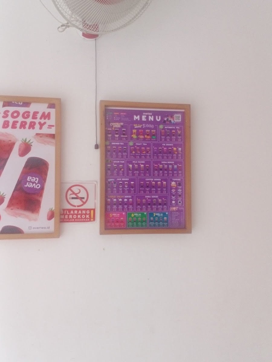 Overtea, Gedongkuning Photo Menu 7