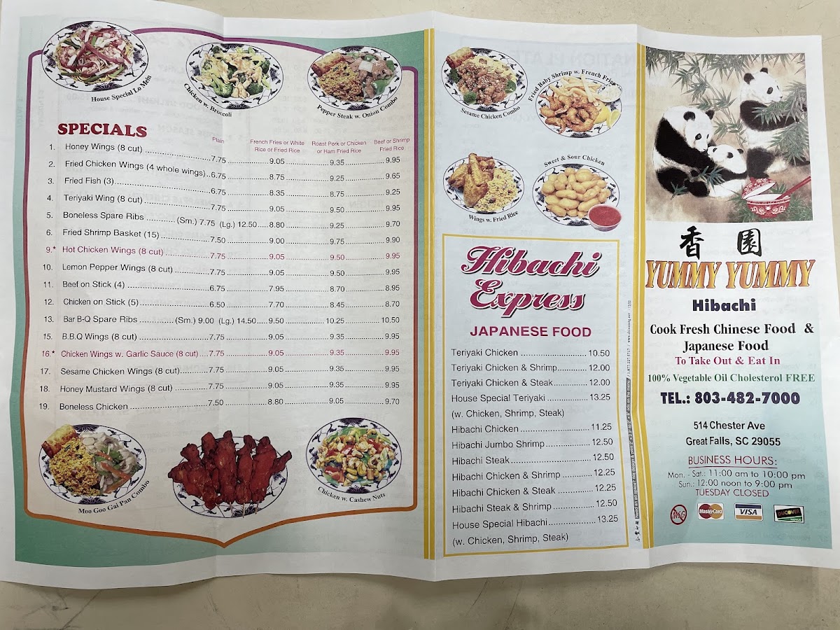 Yummy yummy Photo Menu 3