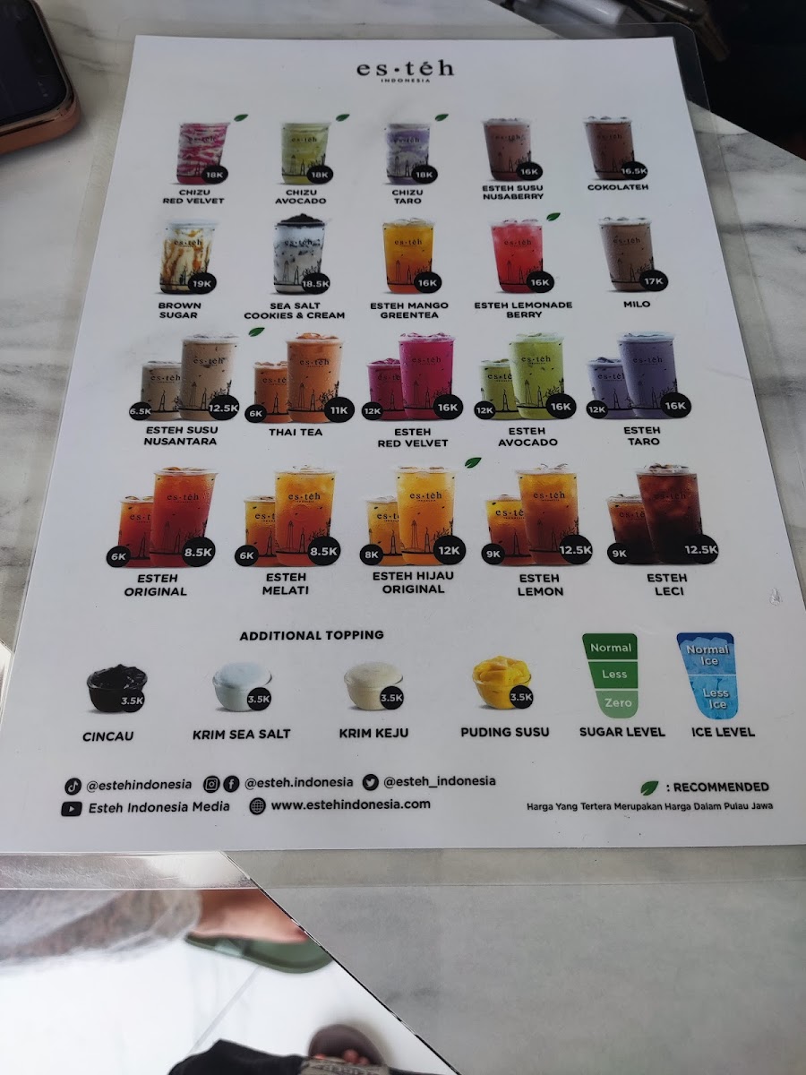 Es Teh Indonesia Jatiwaringin Photo Menu 1