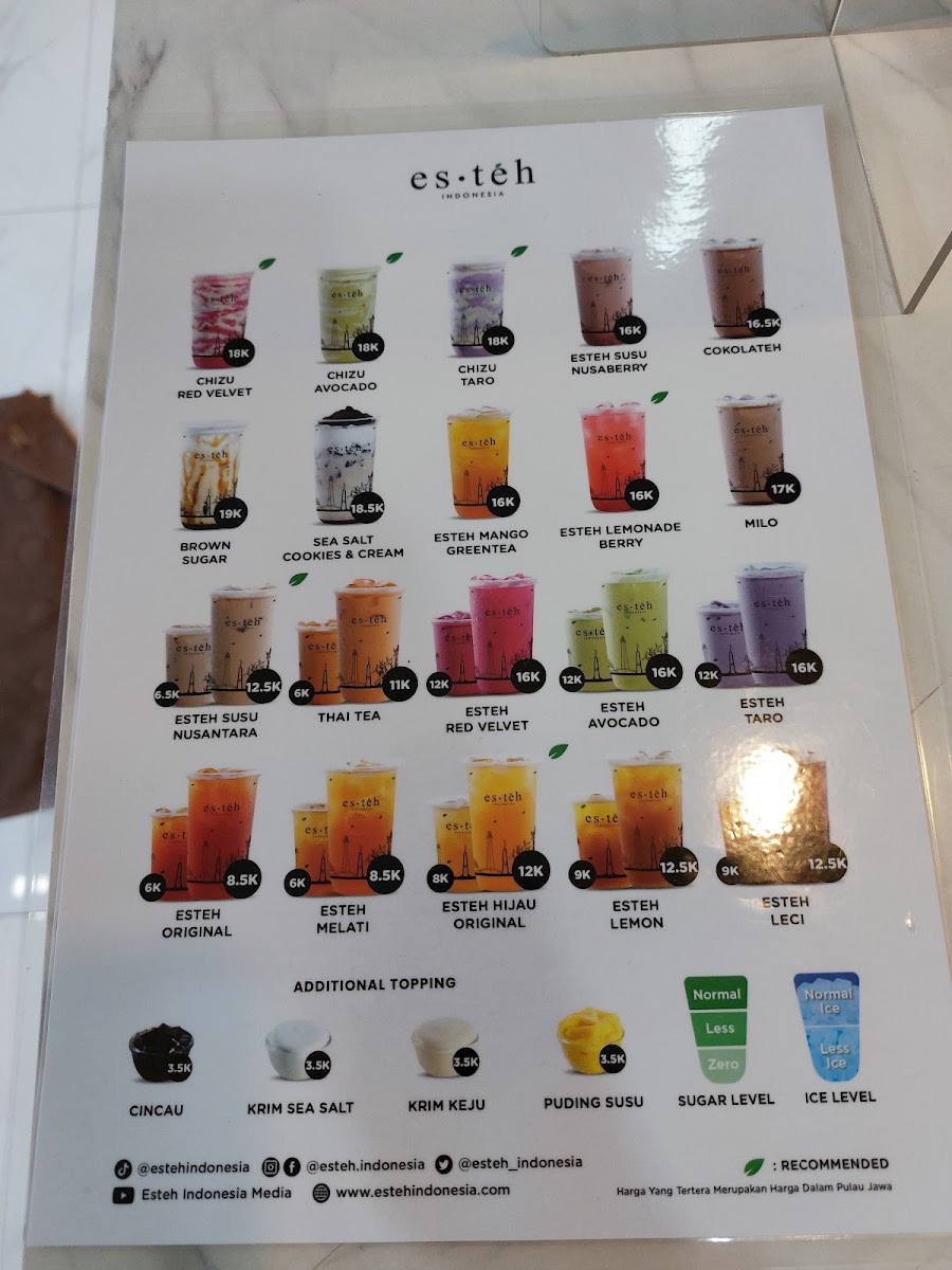 Es Teh Indonesia Jatiwaringin Photo Menu 6