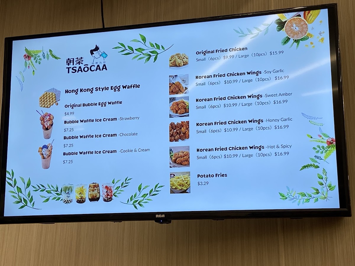 Tsaocaa Fresh Boba Tea Photo Menu 9