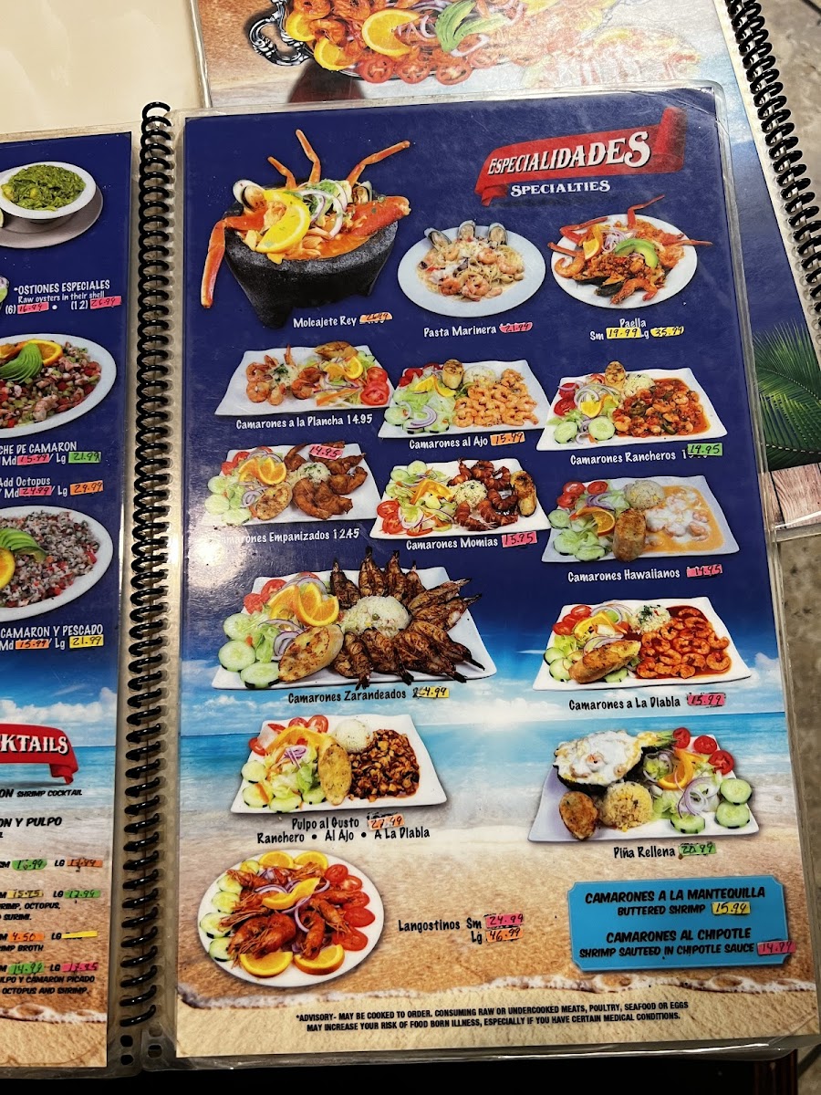 El Rey Del Mar Marisqueria Photo Menu 5