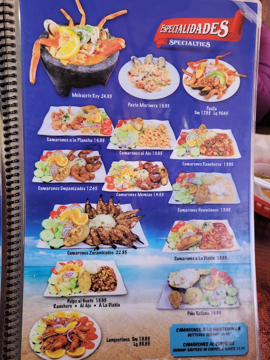 El Rey Del Mar Marisqueria Photo Menu 7