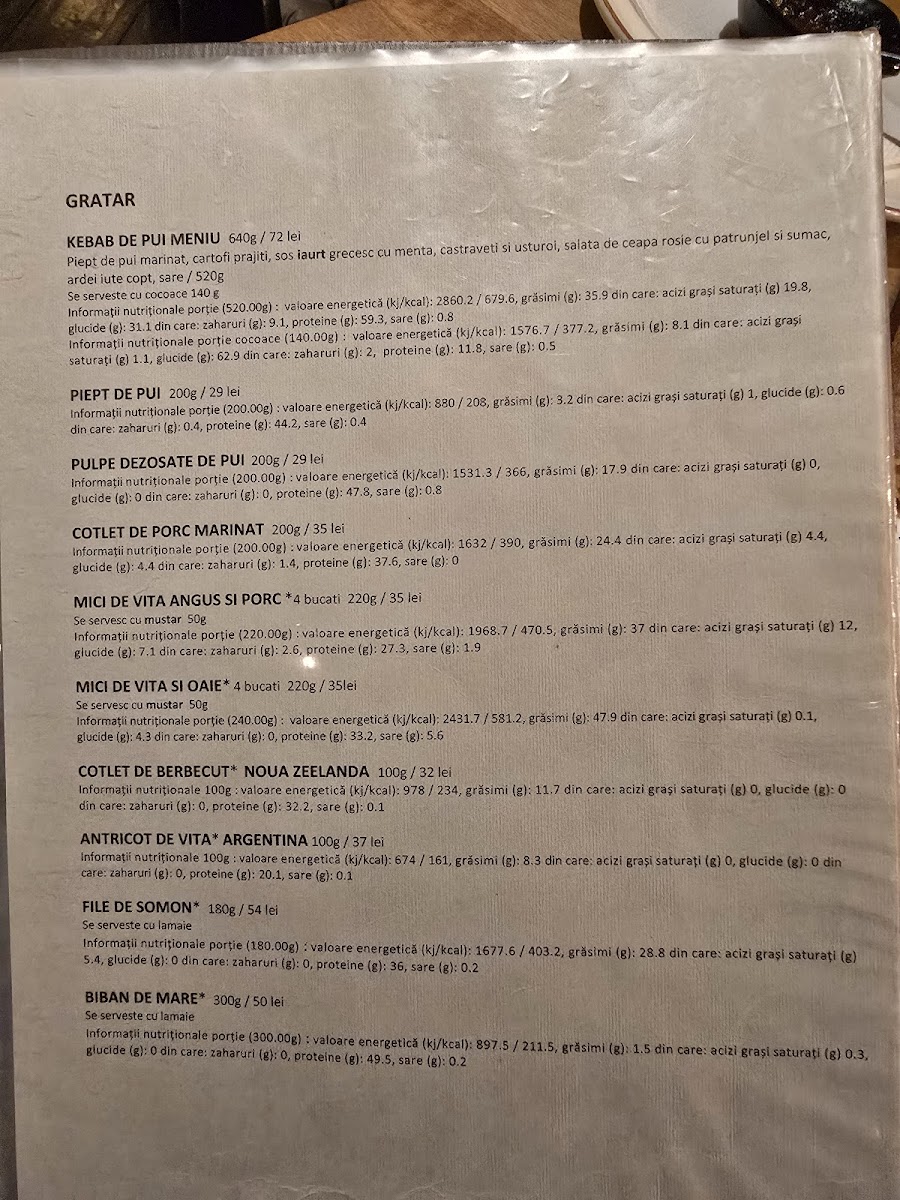 RESTAURANT BROTĂCEI Photo Menu 1
