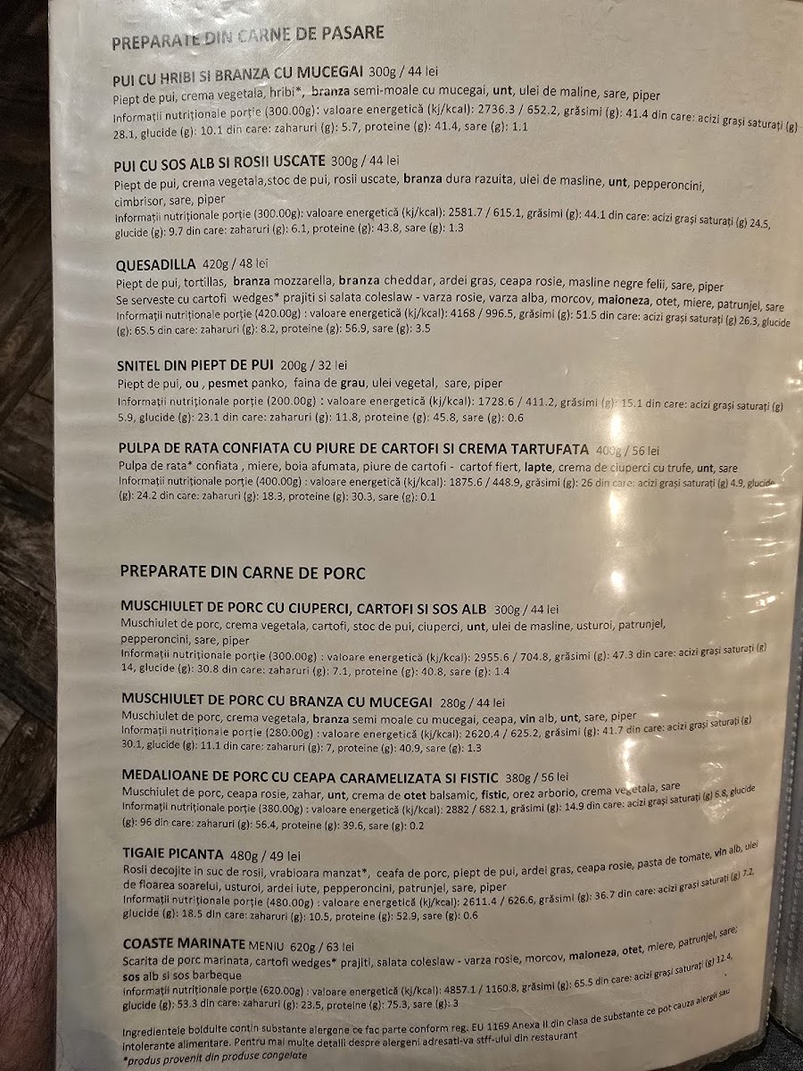RESTAURANT BROTĂCEI Photo Menu 2