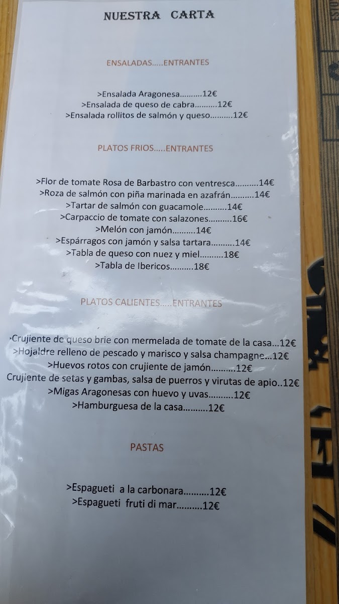 Restaurante Sayo Photo Menu 3