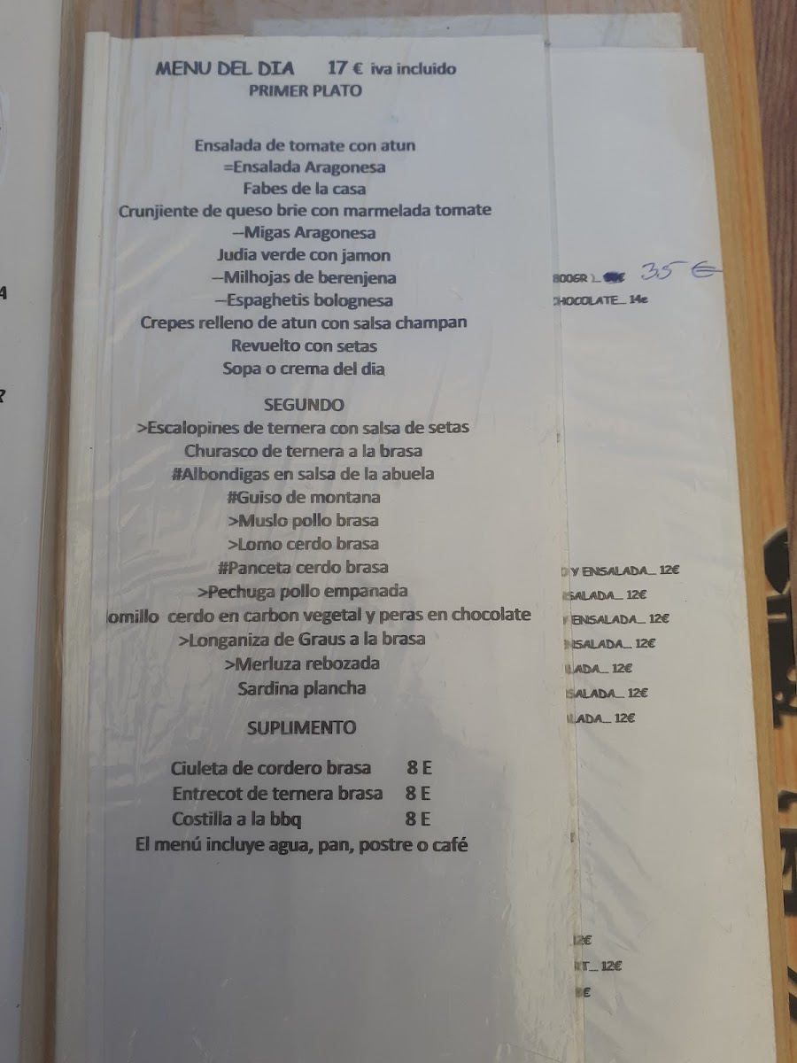 Restaurante Sayo Photo Menu 5