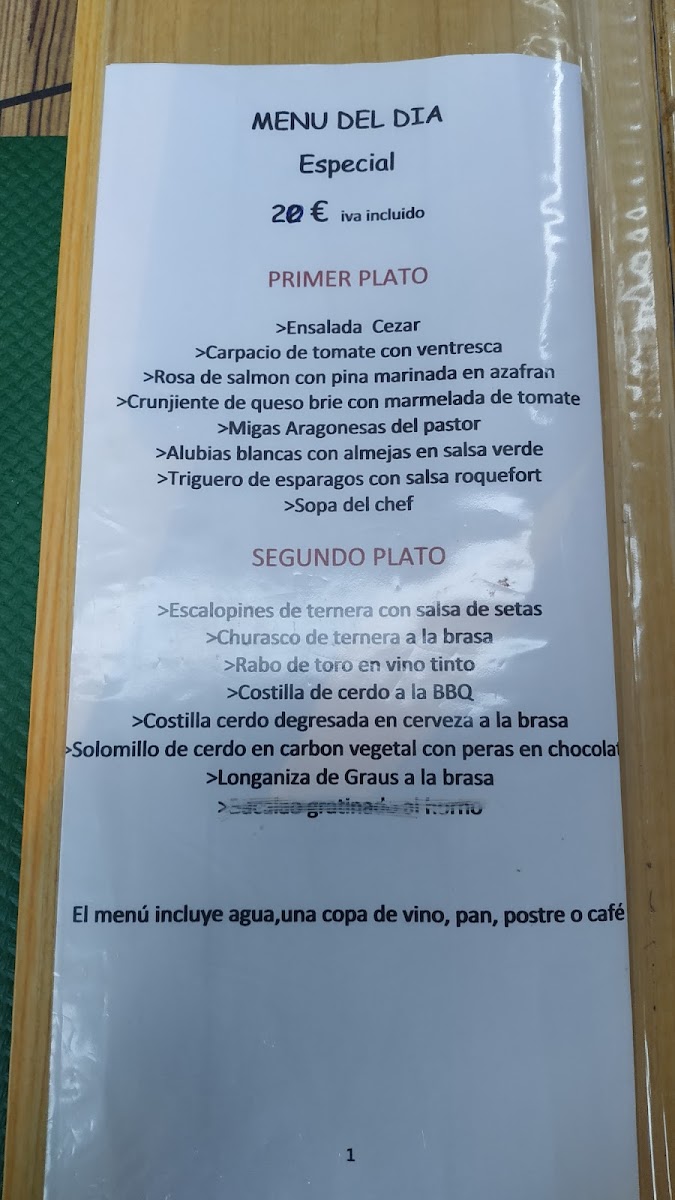 Restaurante Sayo Photo Menu 6