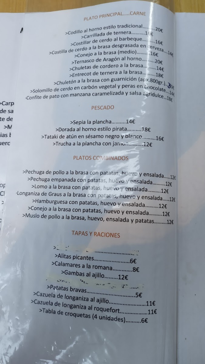 Restaurante Sayo Photo Menu 8
