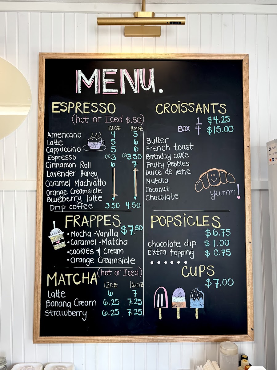 Latte & Licks Photo Menu 2
