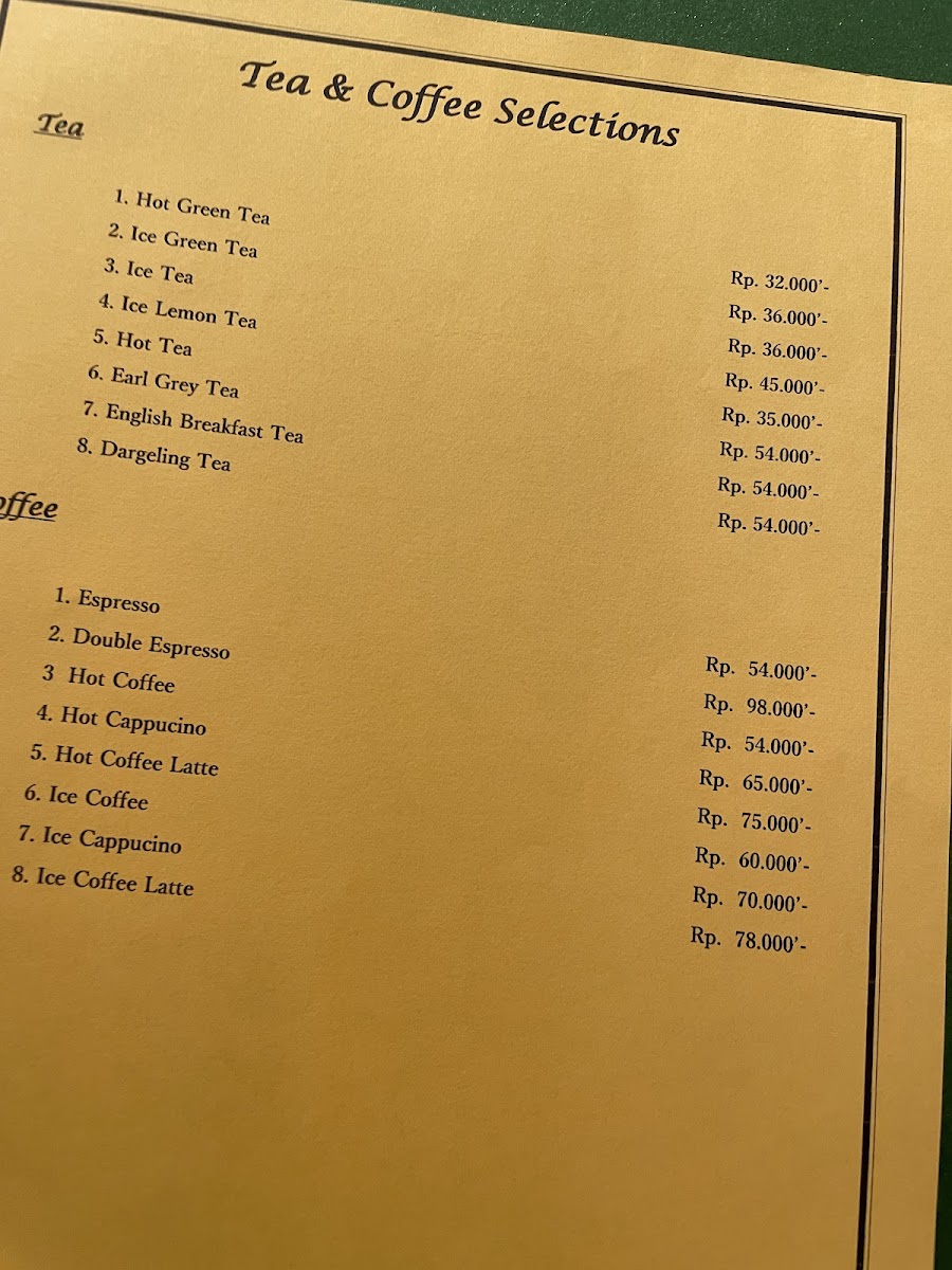 Ebeya Steak House Photo Menu 3
