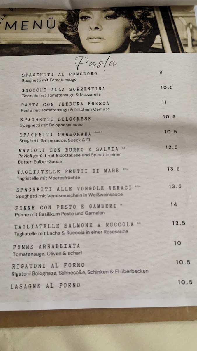 Restaurant Pizzeria Da Angela Photo Menu 2