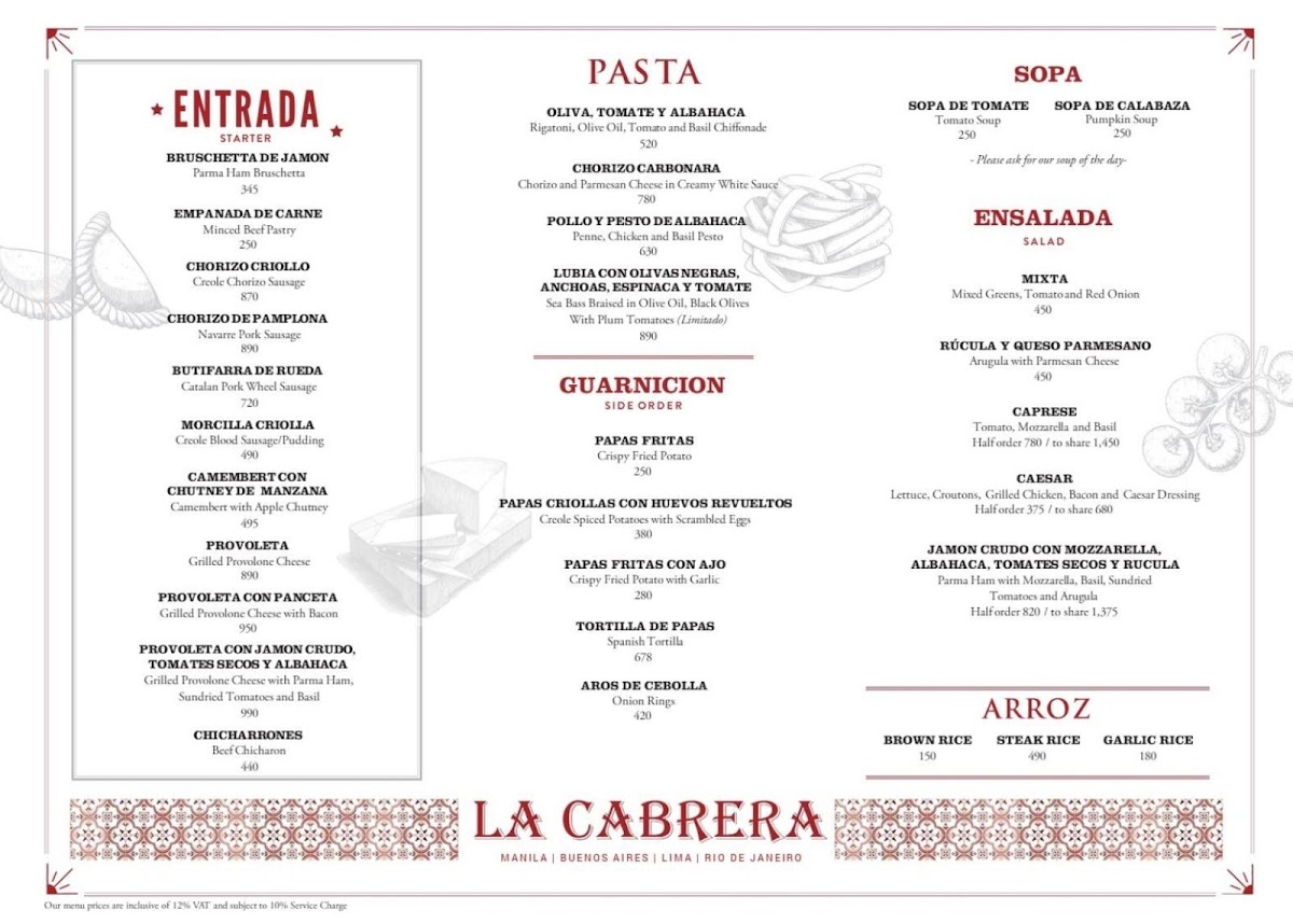 La Cabrera Photo Menu 10