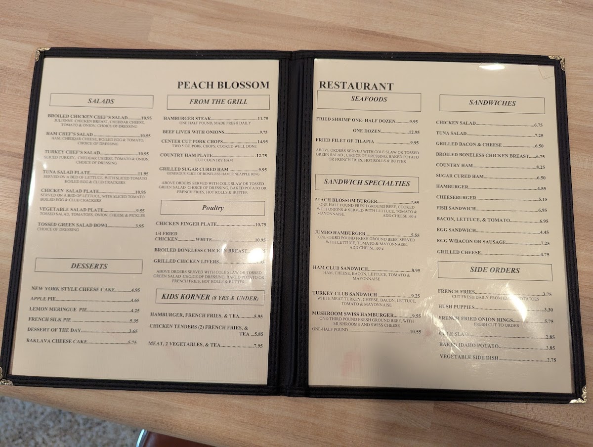 Peach Blossom Diner Photo Menu 7