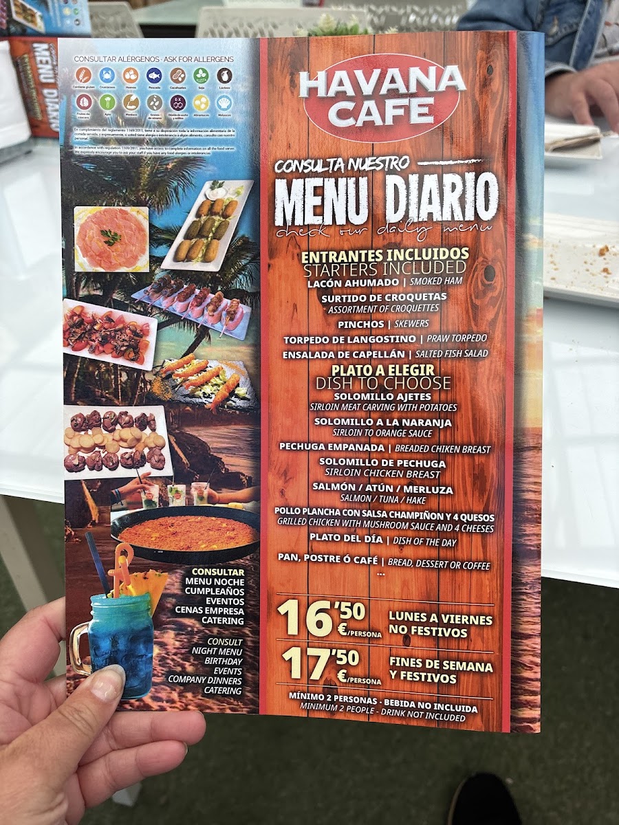 Havana Cafe Photo Menu 1