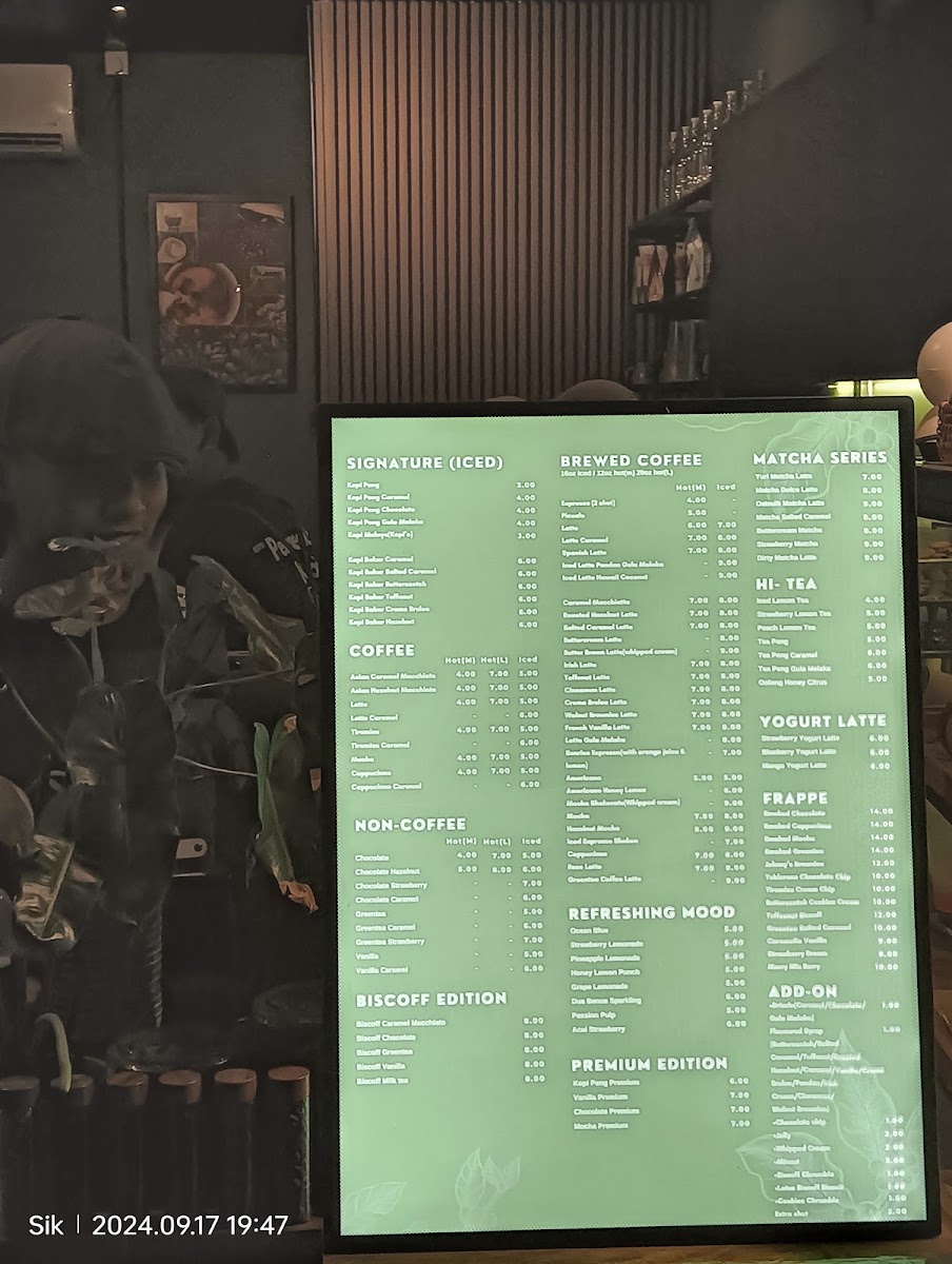 Kopi Peng Studio Photo Menu 10