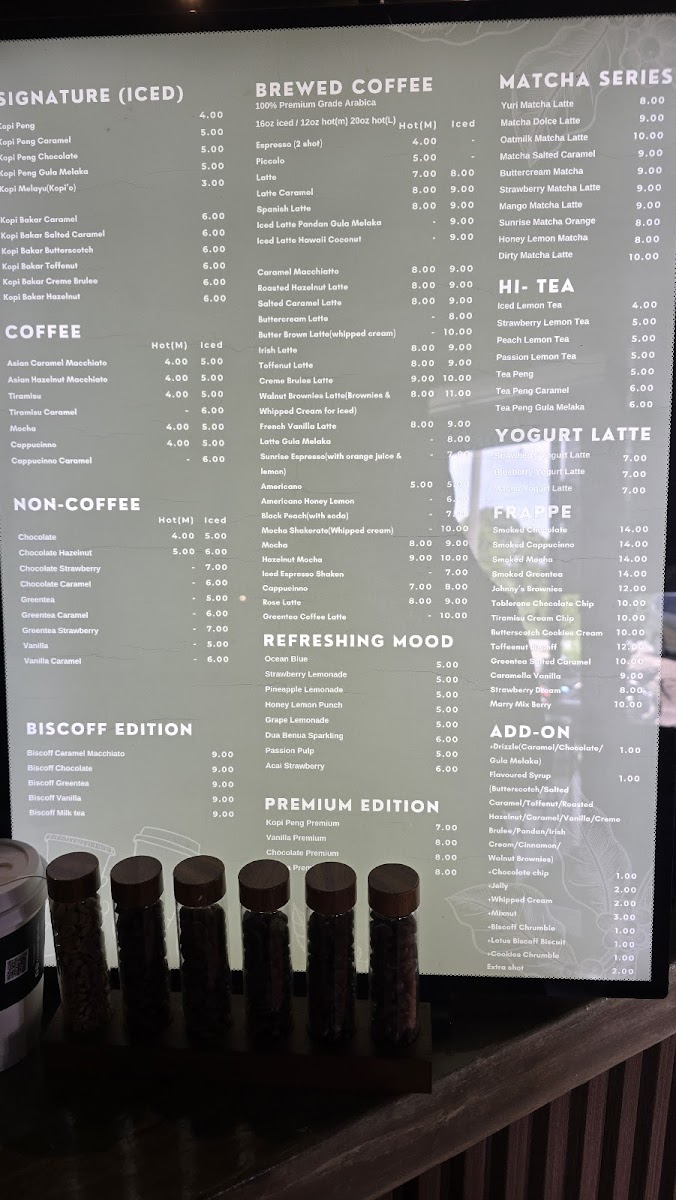 Kopi Peng Studio Photo Menu 6