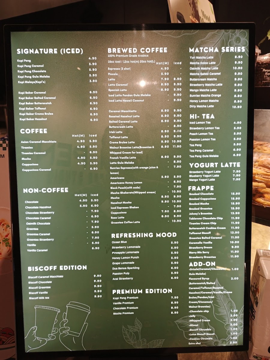 Kopi Peng Studio Photo Menu 8