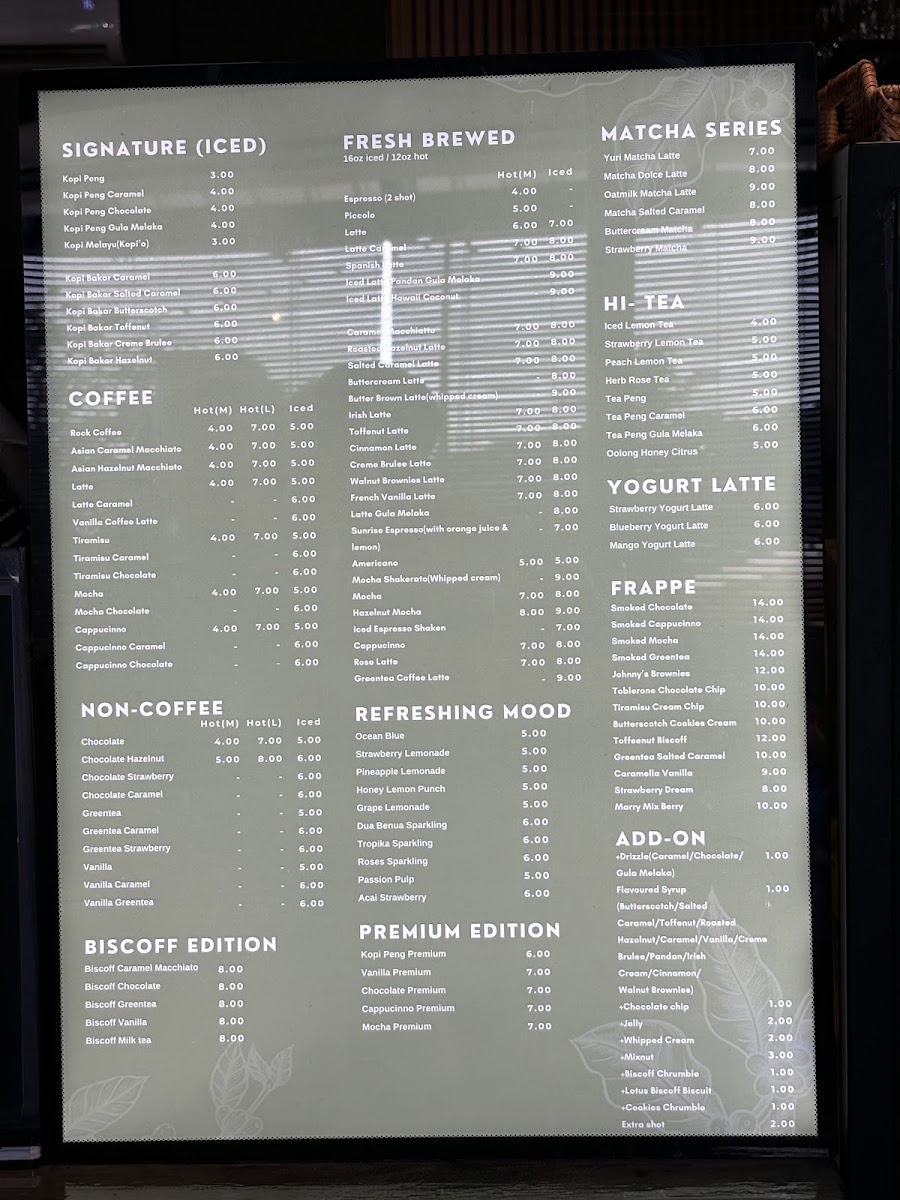 Kopi Peng Studio Photo Menu 9