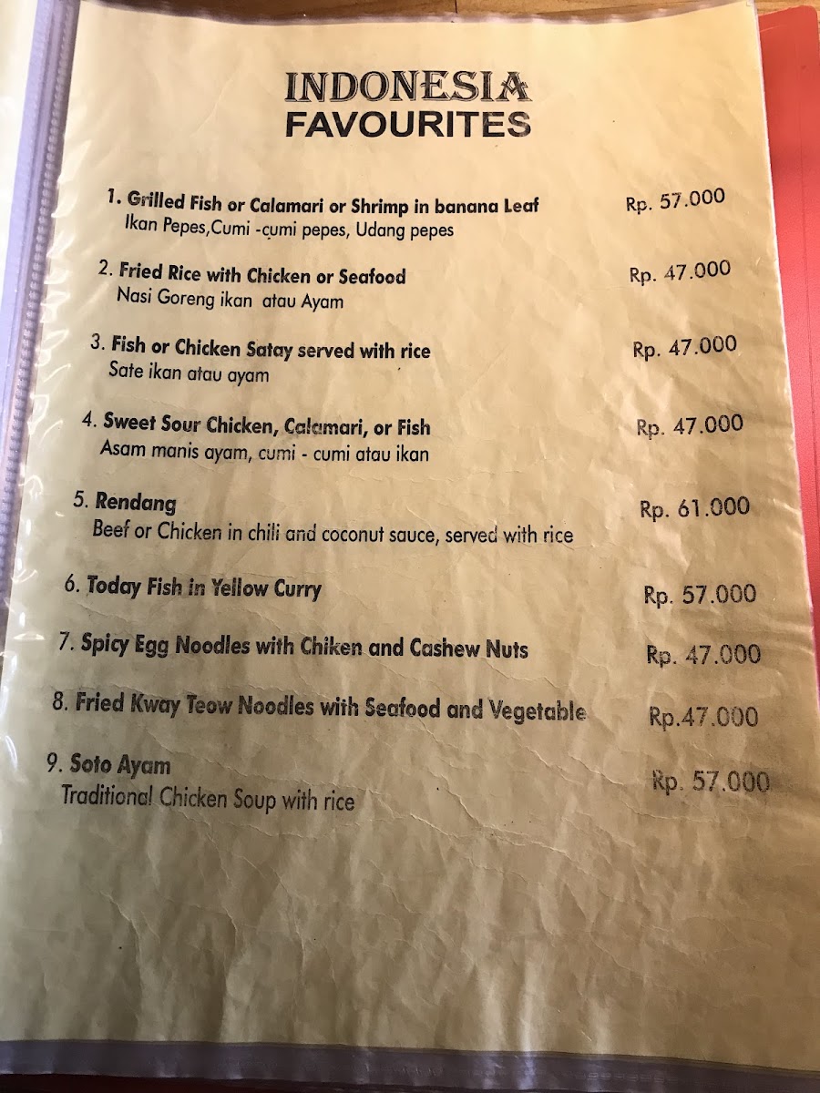 Yeye's Warung & Gift Shop Photo Menu 10