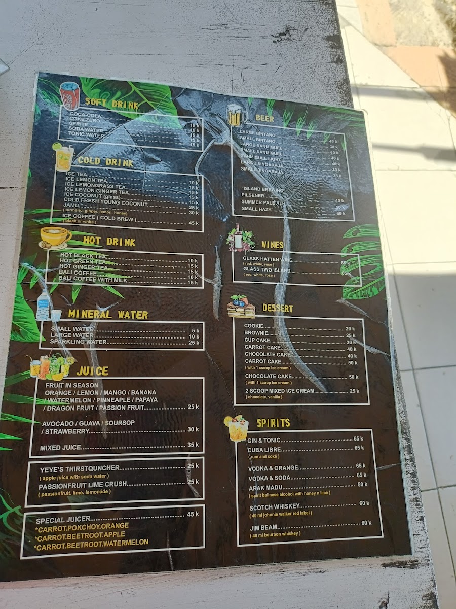Yeye's Warung & Gift Shop Photo Menu 3