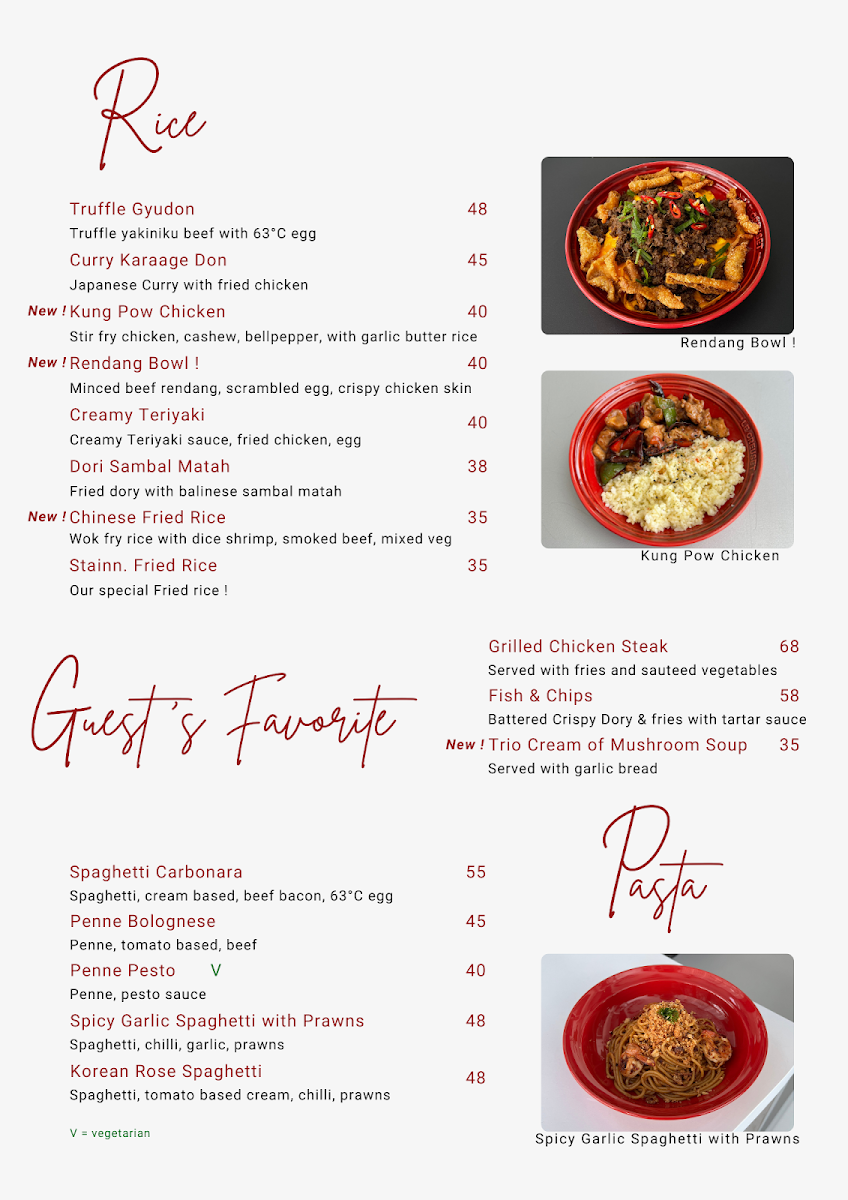 Stainn Cafe Photo Menu 2