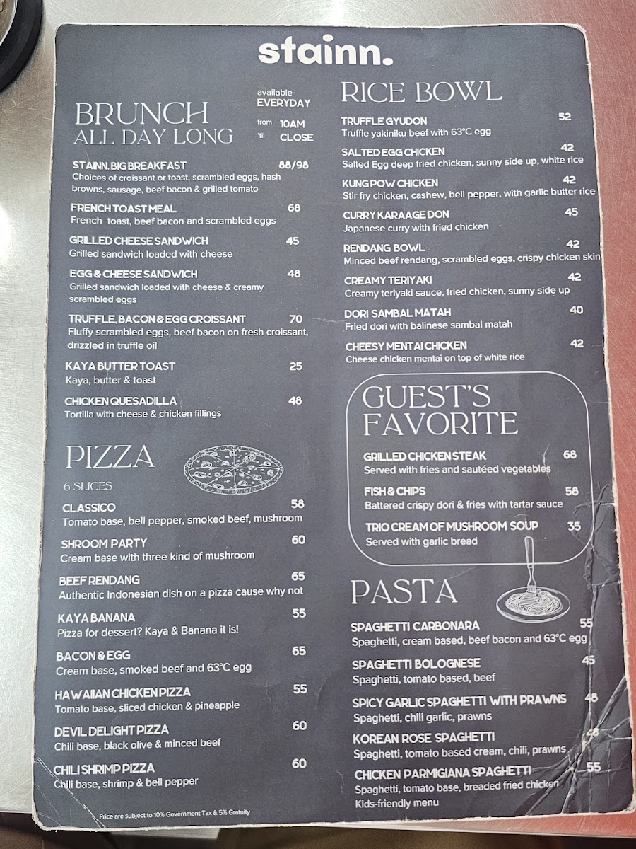 Stainn Cafe Photo Menu 5