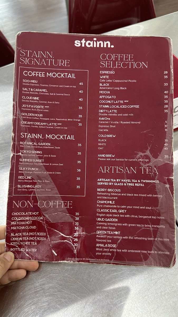 Stainn Cafe Photo Menu 8