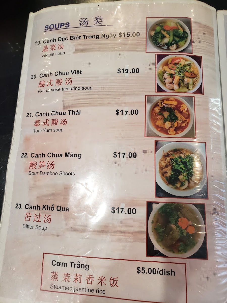 Simple Asian Vegetarian Cuisine Photo Menu 10