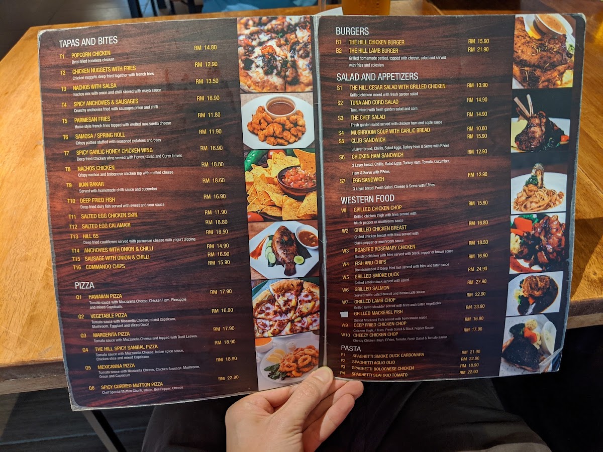 The Hill Restaurant & Bar • Cheras Photo Menu 1