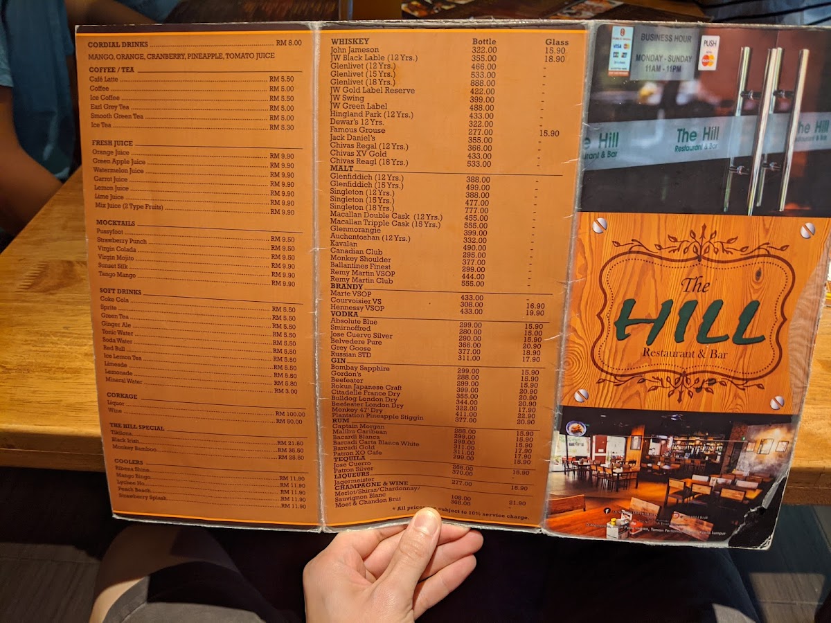 The Hill Restaurant & Bar • Cheras Photo Menu 4