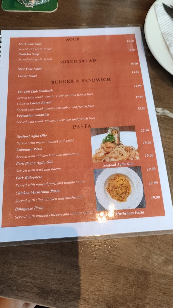 The Hill Restaurant & Bar • Cheras Photo Menu 8
