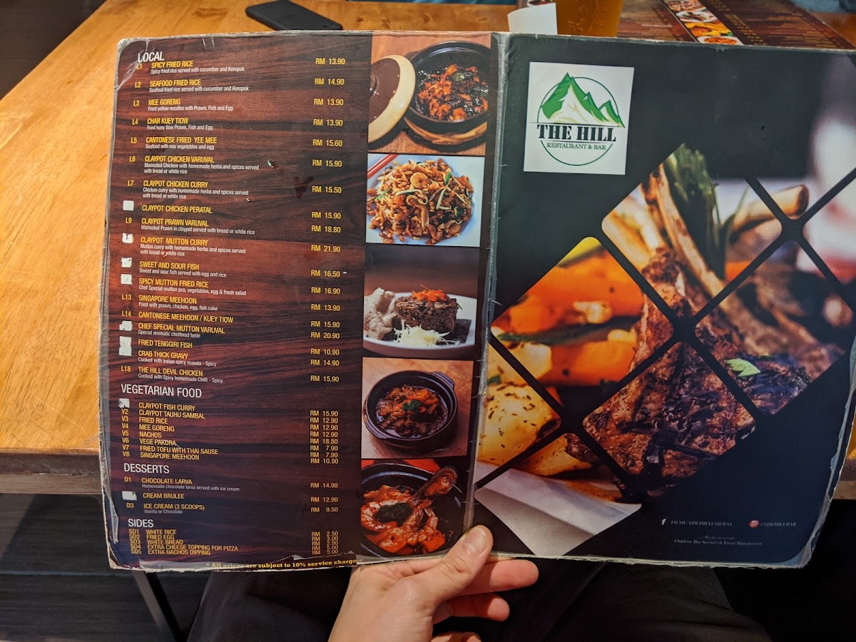The Hill Restaurant & Bar • Cheras Photo Menu 9