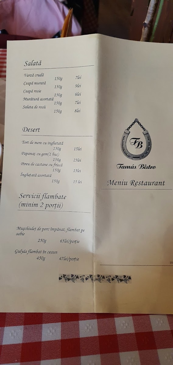 Tamas Bistro Photo Menu 9