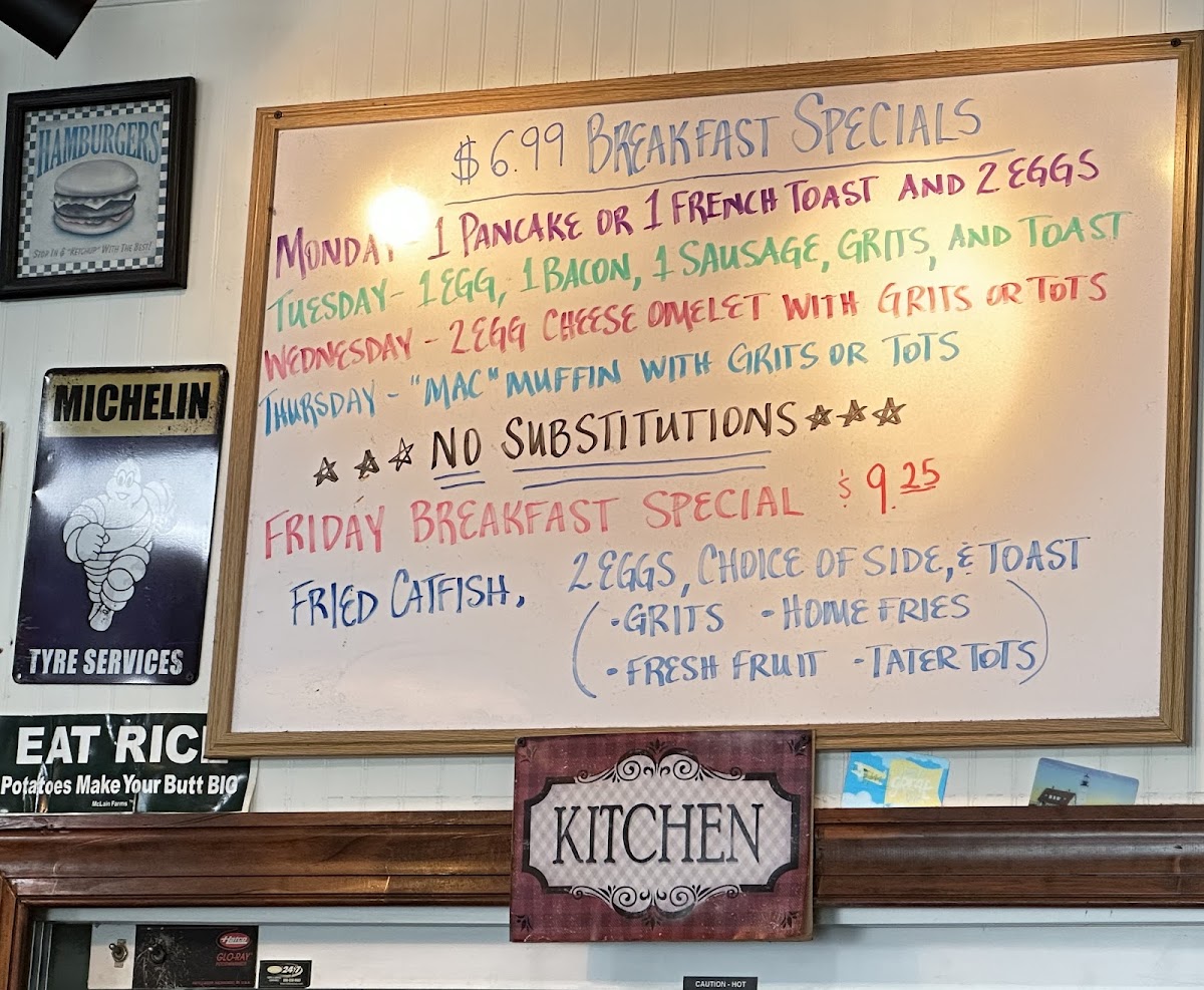 Mac's Diner Photo Menu 5
