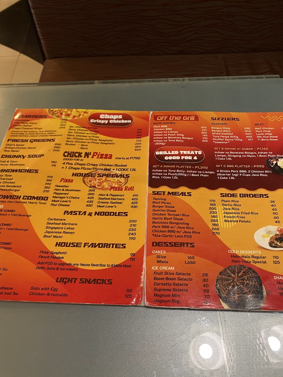 Tessie's Grills & Roasters Restaurant (TG&R) Photo Menu 1